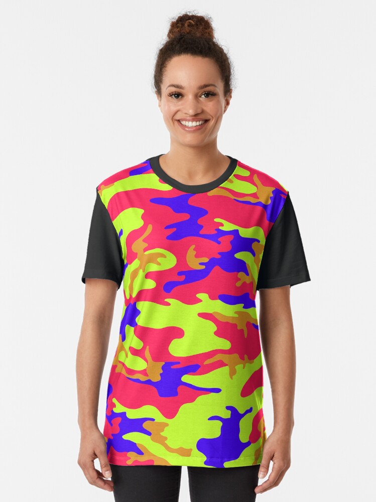 neon camo shirt