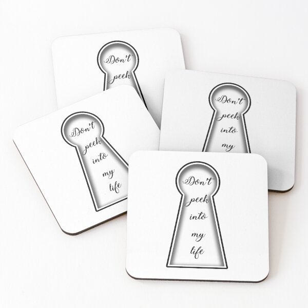 Item preview, Don't peek into my life designed and sold by Sarcastic Life.