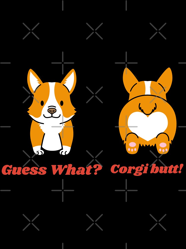 Zweiseitige Vermutung, was? Corgi-Hintern! Komisch Babystrampler