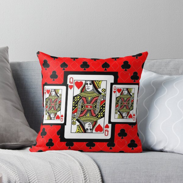 Item preview, QUEEN OF HEARTS IN CASINO NIGHTS RED designed and sold by sharlesart.