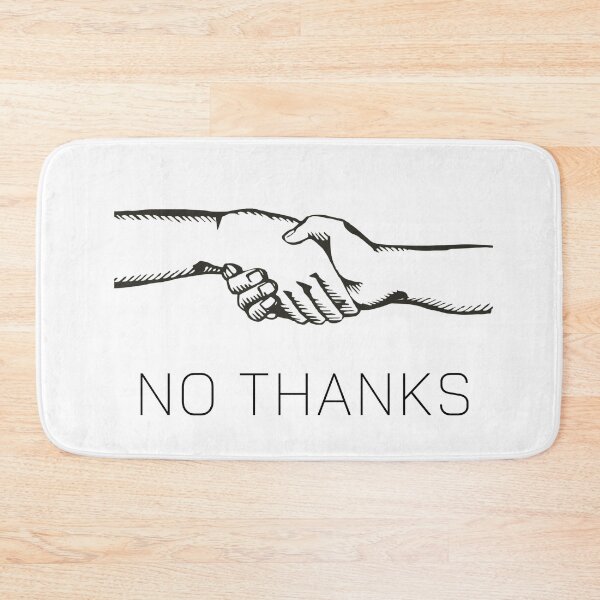 Item preview, No thanks handshake designed and sold by Yurii Novosad.
