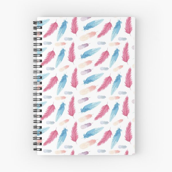 Item preview, Watecolor Feathers Pattern Pink Blue Purple Peach designed and sold by SassAndHoney.