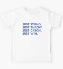 Just Win. (Blue) Kids Tee