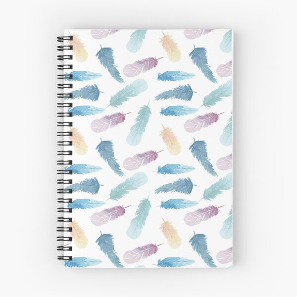 Item preview, Watecolor Feathers Pattern Purple Blue Yellow designed and sold by SassAndHoney.