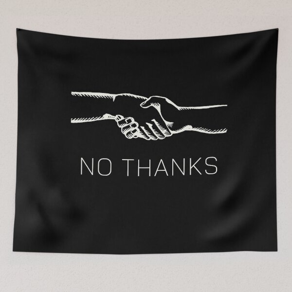 Item preview, No thanks shaking hands designed and sold by Yurii Novosad.