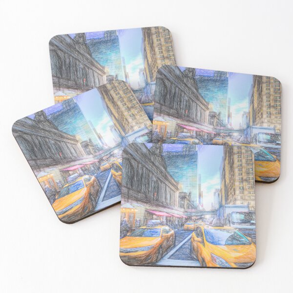 Item preview, New York Street Sketch designed and sold by Londonimages.