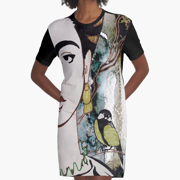 FRIDA KAHLO Portrait féministe mexicain Art Robe t-shirt