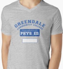 Greendale Theoretical Phys. Ed. Men's V-Neck T-Shirt