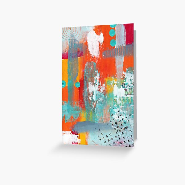 Colorful Chaos Greeting Card