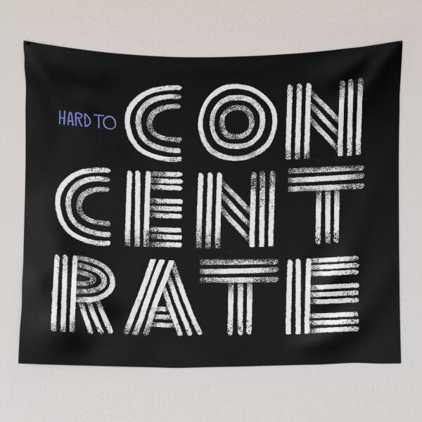 Item preview, Hard to Concentrate designed and sold by grrrenadine.