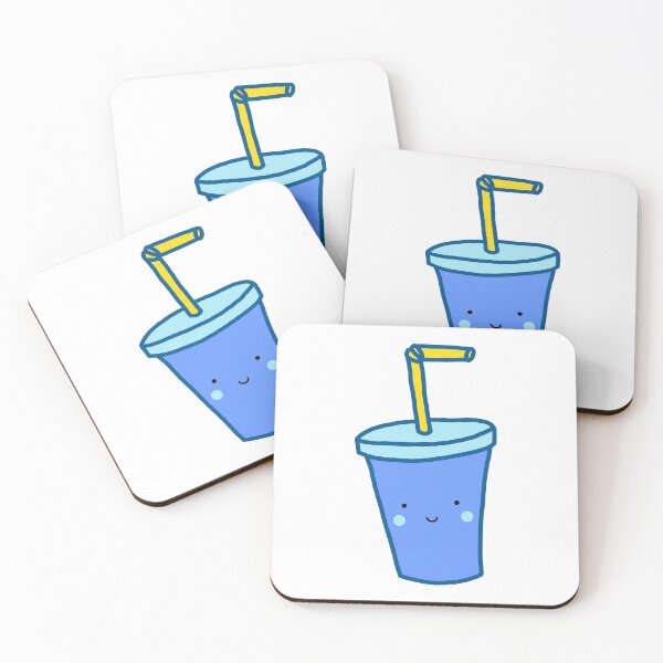Item preview, Kawaii Drink (blue) designed and sold by Design Minds Boutique.