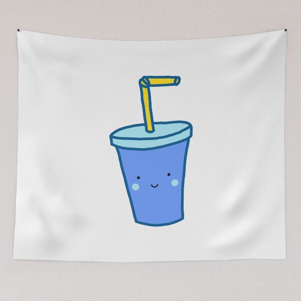 Item preview, Kawaii Drink (blue) designed and sold by Design Minds Boutique.