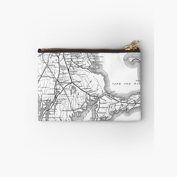 Item preview, Vintage Cape Cod Old Colony Railroad Map (1875) designed and sold by BravuraMedia.
