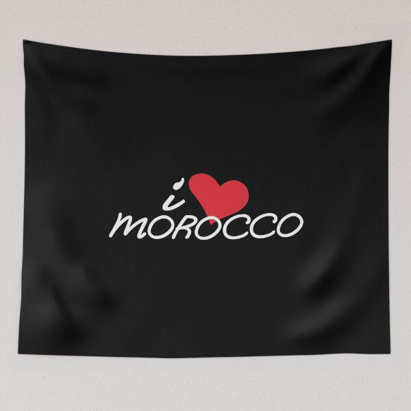 Item preview, I Love Morocco, Moroccan Flag, Hat Design designed and sold by Lighvision.