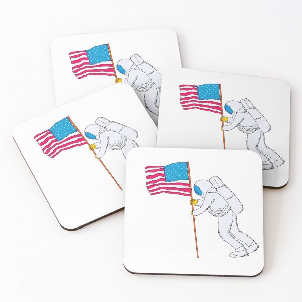 Item preview, Moon Landing Illustration designed and sold by oliviaott.