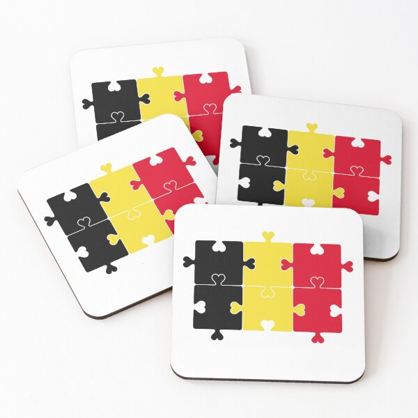 Item preview, Flag of Belgium . Puzzle Belgium Flag  designed and sold by Chakibalami.