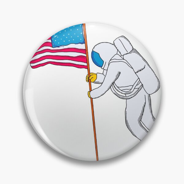 Item preview, Moon Landing Illustration designed and sold by oliviaott.