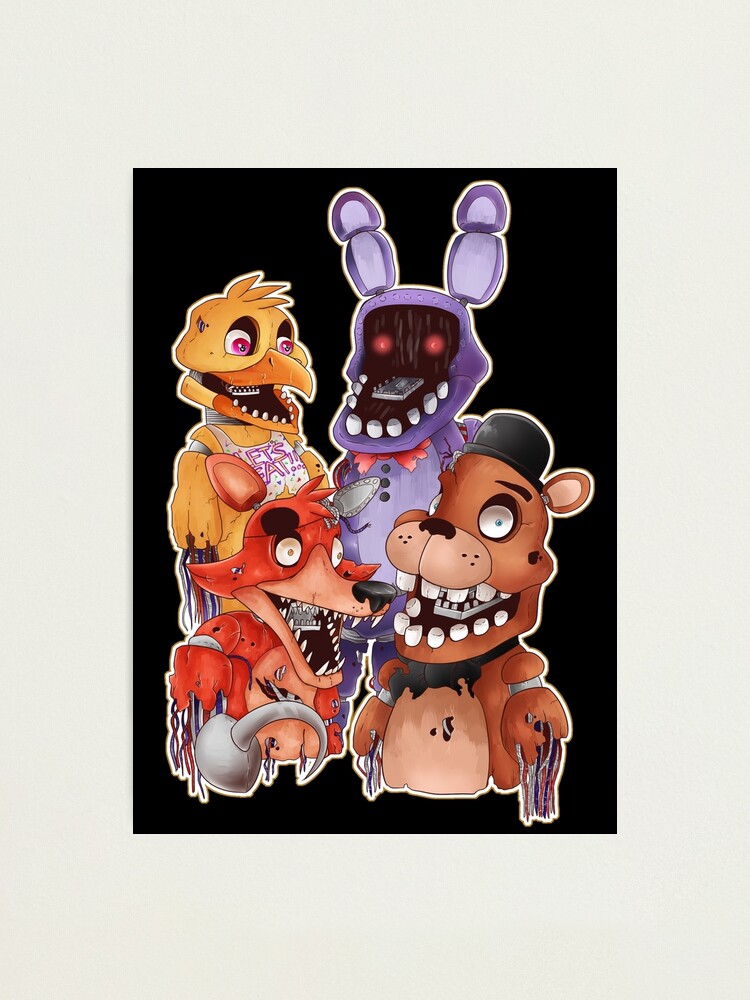 Withered foxy five nights at freddys 2 Poster for Sale by