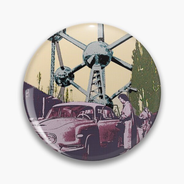 Item preview, brussels - atomium - 50's style shirt designed and sold by naiverider.