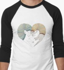 Ferret sleep Men's Baseball ¾ T-Shirt