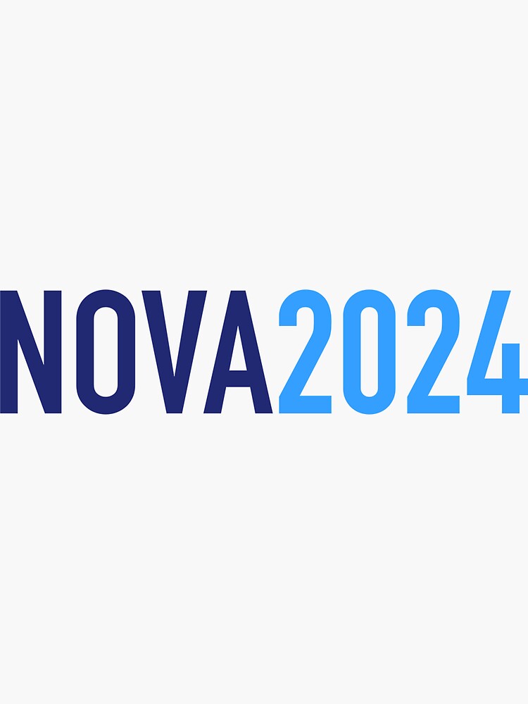 "Nova 2024" Sticker for Sale by avamarieeee Redbubble
