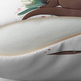 Alternate view of Otter Throw Pillow