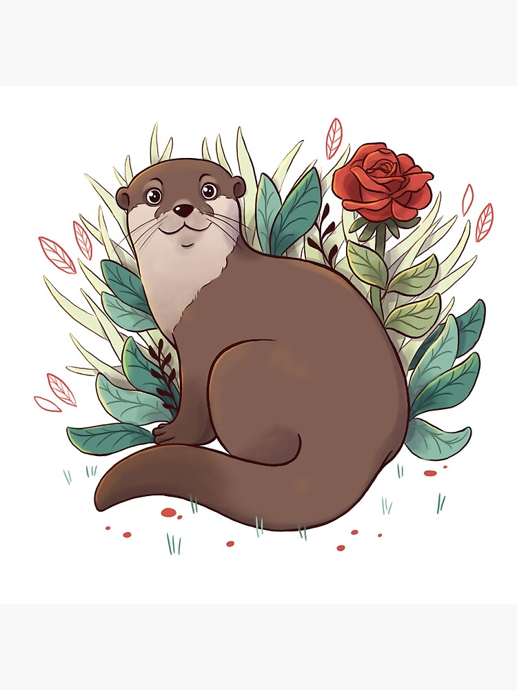 Otter by adelaydeart