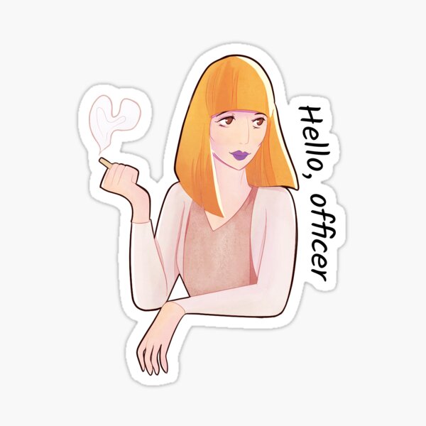 "Klaasje from Disco Elysium" Sticker by Capreola | Redbubble