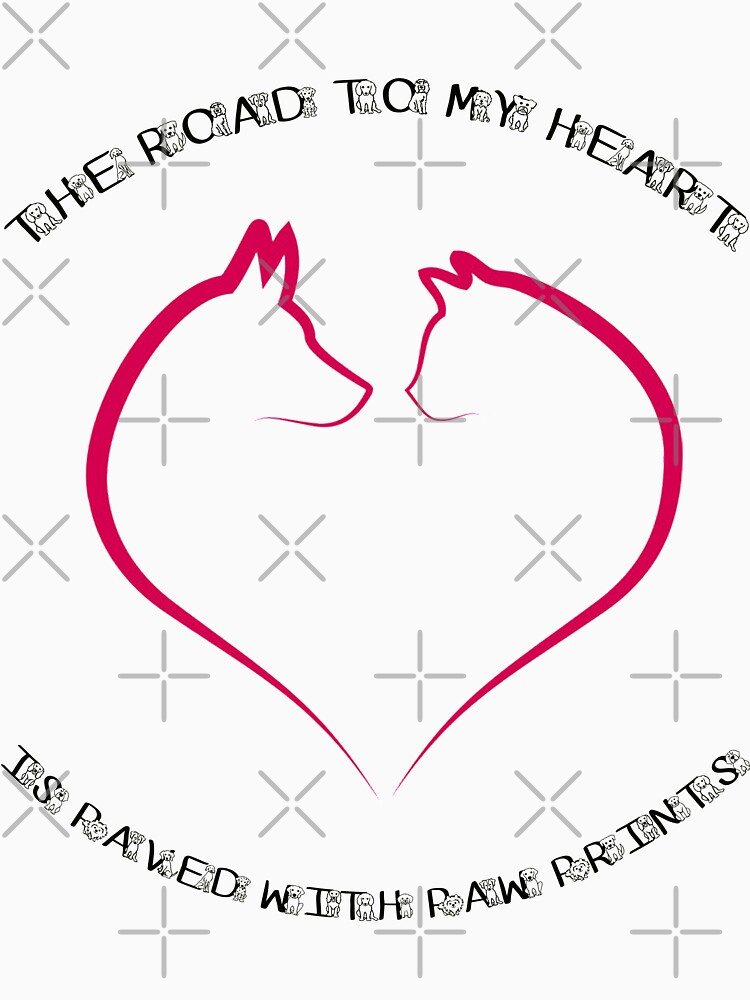 The Road To My Heart Is Paved With Paw Prints by bogitini