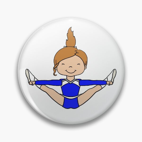 Item preview, Blue Cheerleader Toe Touch Jump designed and sold by thespeckledsink.