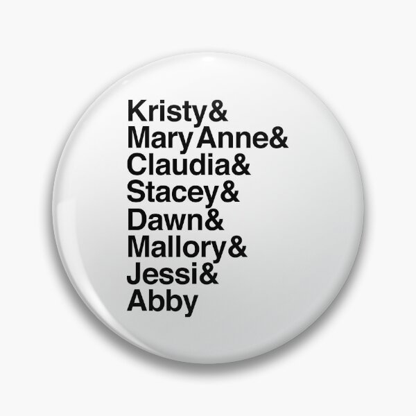 Item preview, Babysitters Club Helvetica Names  designed and sold by ijanet.