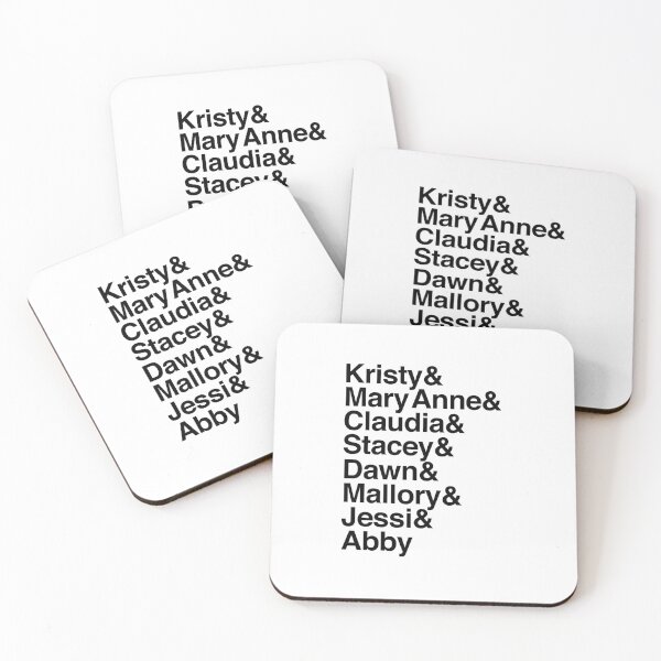 Item preview, Babysitters Club Helvetica Names  designed and sold by ijanet.