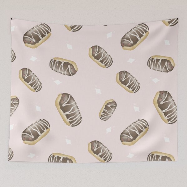 Item preview, Eclair pastry and dessert pattern designed and sold by AliciaBarten.