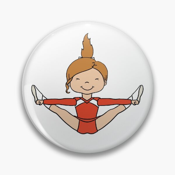 Item preview, Red Cheerleader Toe Touch Jump designed and sold by thespeckledsink.