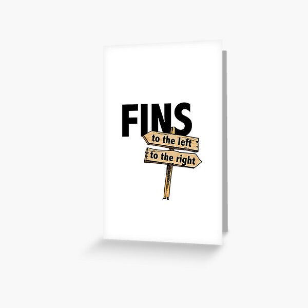 Item preview, You Got Fins to the Left, Fins to the Right! designed and sold by ParrotHeadSwag.