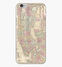 Vinilo o funda para iPhone Vintage Map of NYC and Brooklyn (1882)
