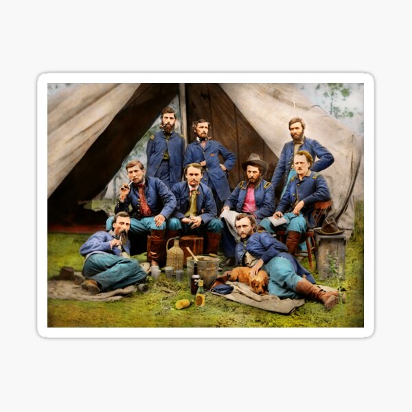 Civil War - The young George Armstrong Custer 1862 Sticker