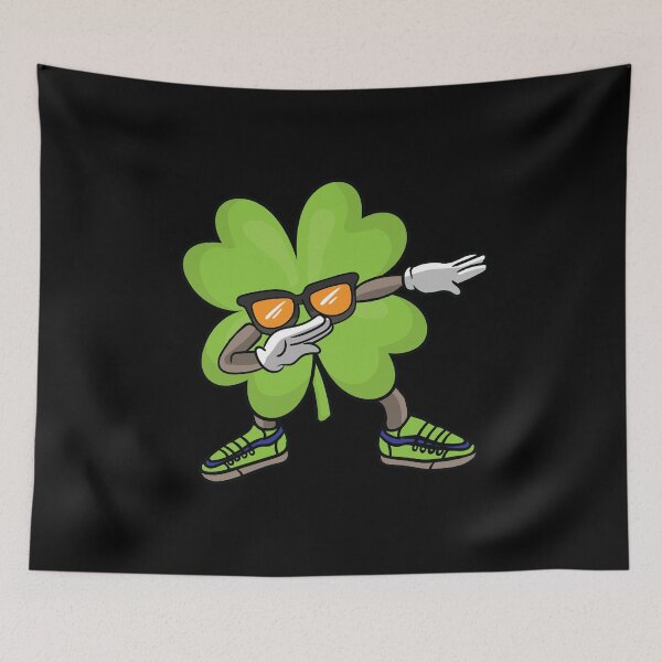 Item preview, Dabbing Shamrock Funny St Patricks Day Kids Boys Girls designed and sold by 2blackcherries.