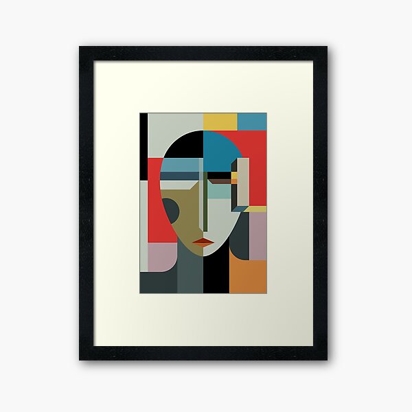 WOMAN OF WHEN Framed Art Print