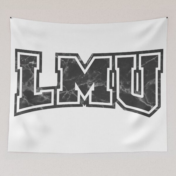 Item preview, LMU Black Marble  designed and sold by Emily Sullivan.