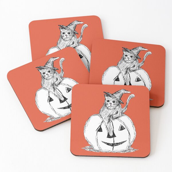 Item preview, Halloween Black Cat And Pumpkin  designed and sold by Gravityx9.