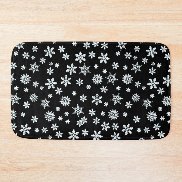 Item preview, Snowflakes on Black designed and sold by Gravityx9.