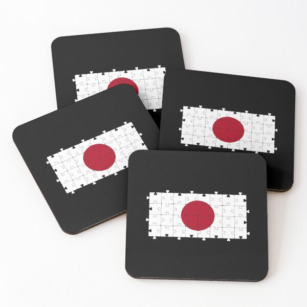 Item preview, Autism Heart Jigsaw Puzzle of Japanese Flag  designed and sold by Chakibalami.