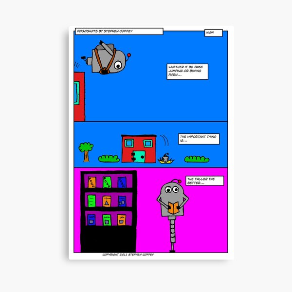 High Canvas Print