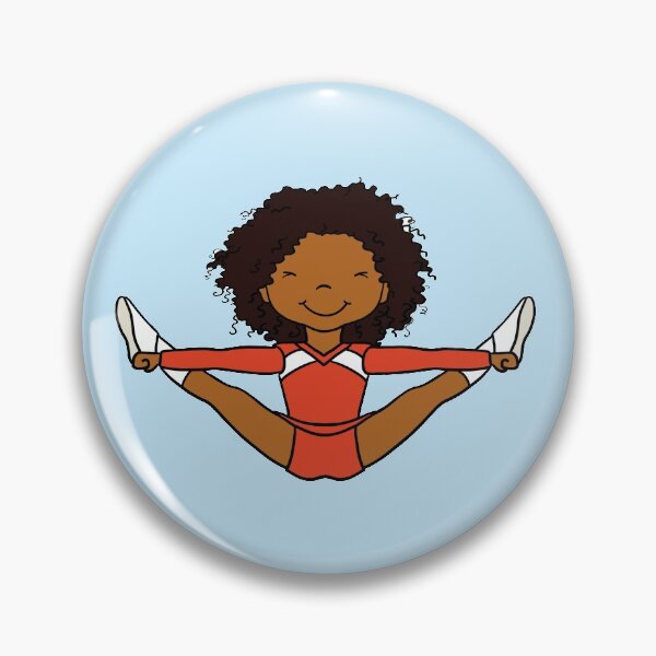 Item preview, Red Cheerleader Toe Touch Jump designed and sold by thespeckledsink.