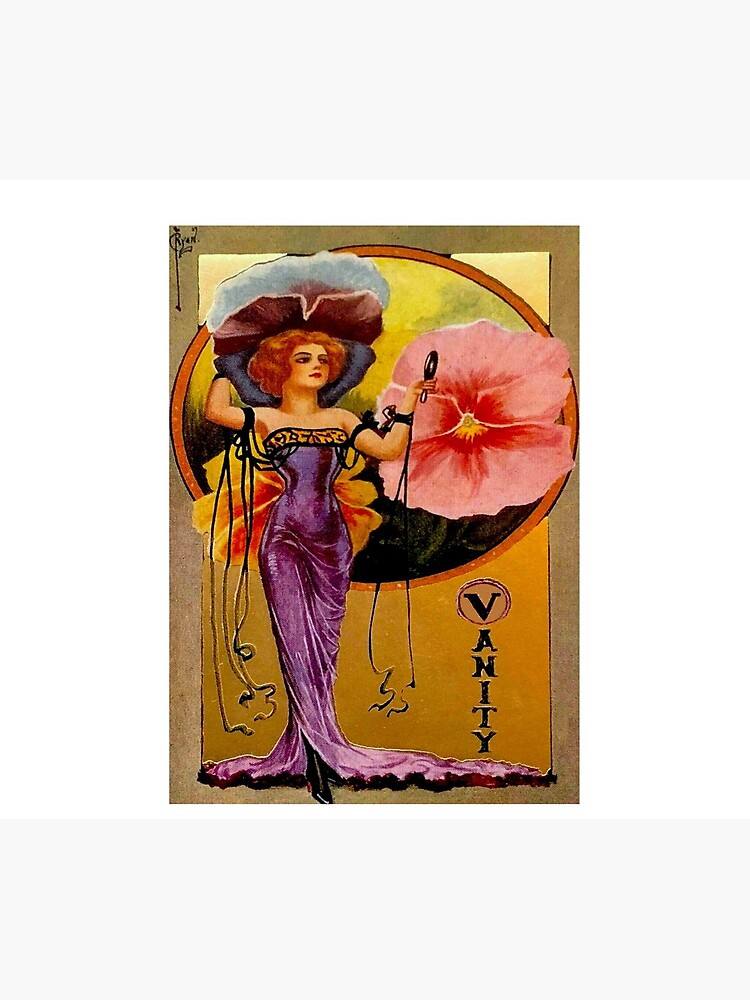 FLAPPER VANITY : Vintage 1925 Art Deco Print by posterbobs