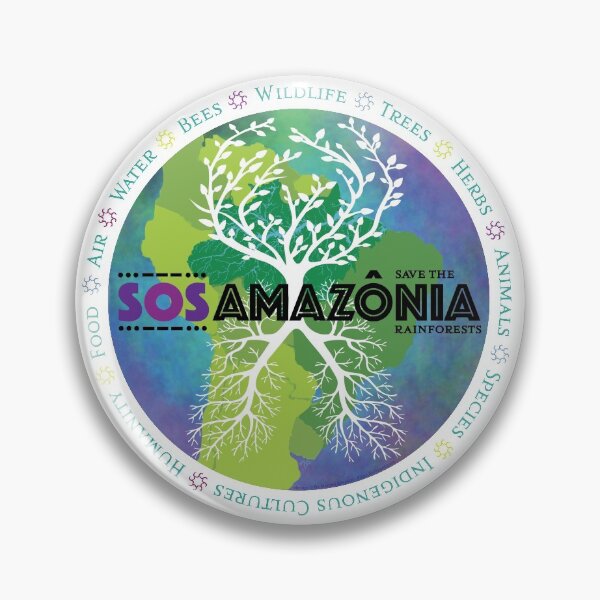 Item preview, SOS Amazonia Save the Rainforests designed and sold by PureLifePlanet.