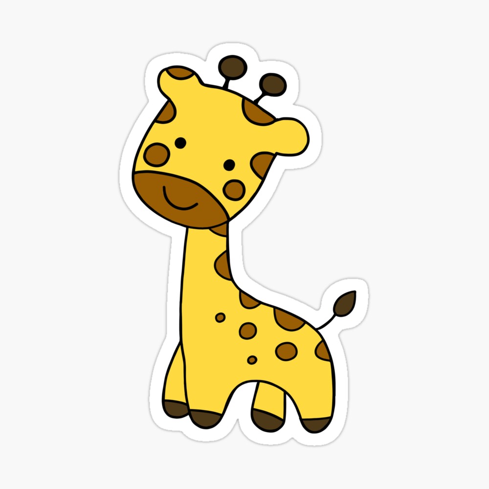 Cute Cartoon Giraffe
