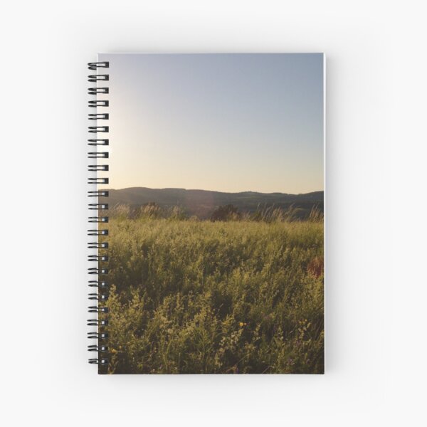 Sunset Field Spiral Notebook