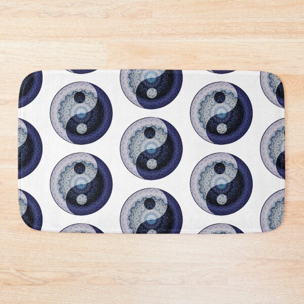 Item preview, Purple Mandala Yin Yang  designed and sold by Michell Rosenthal.